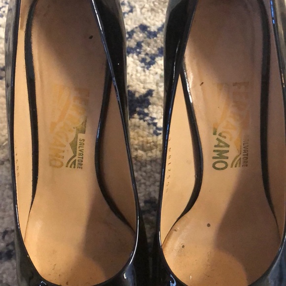 Salvatore Ferragamo Patent Leather Heels - Picture 4 of 8